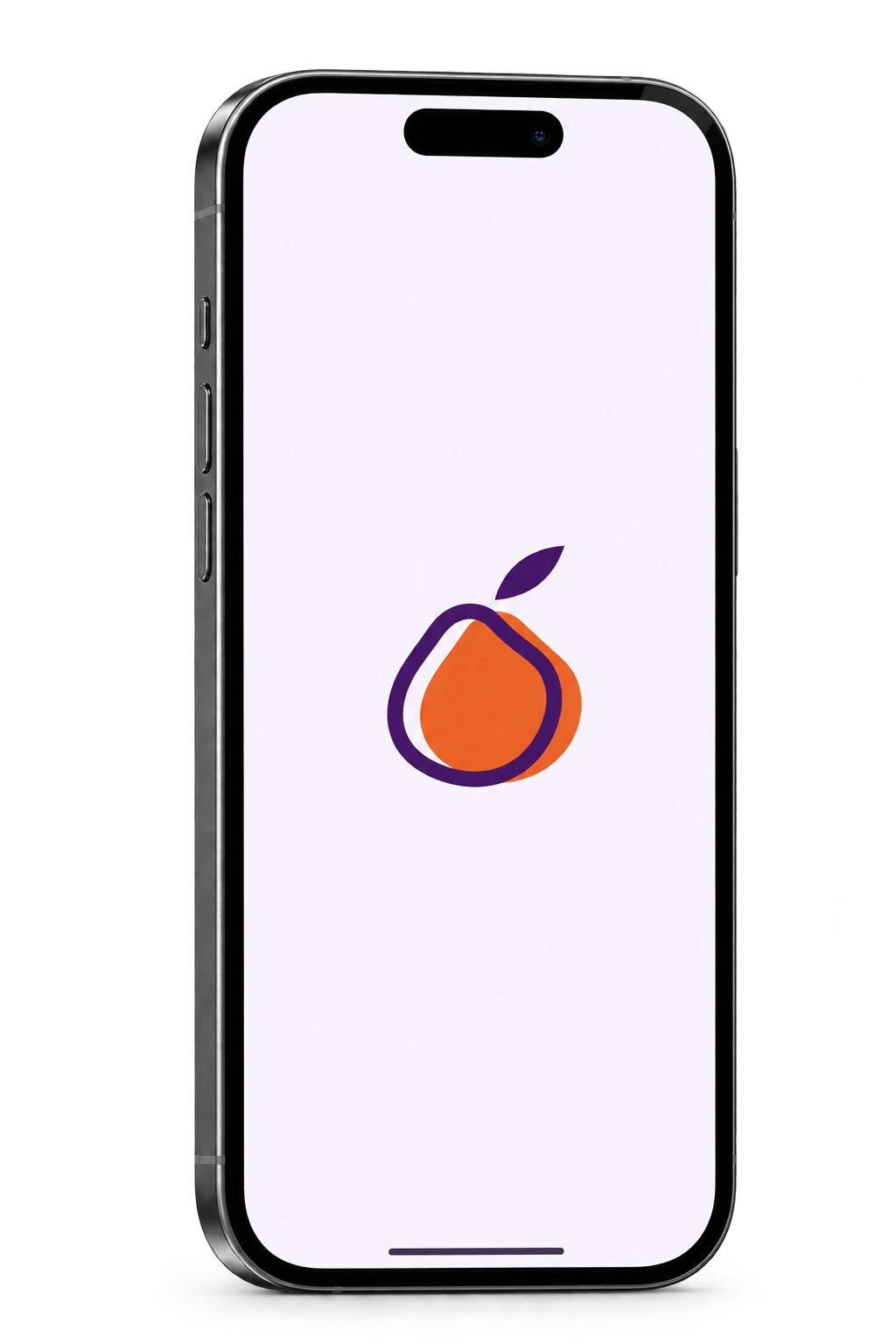 An iPhone displaying the Pomelo app logo